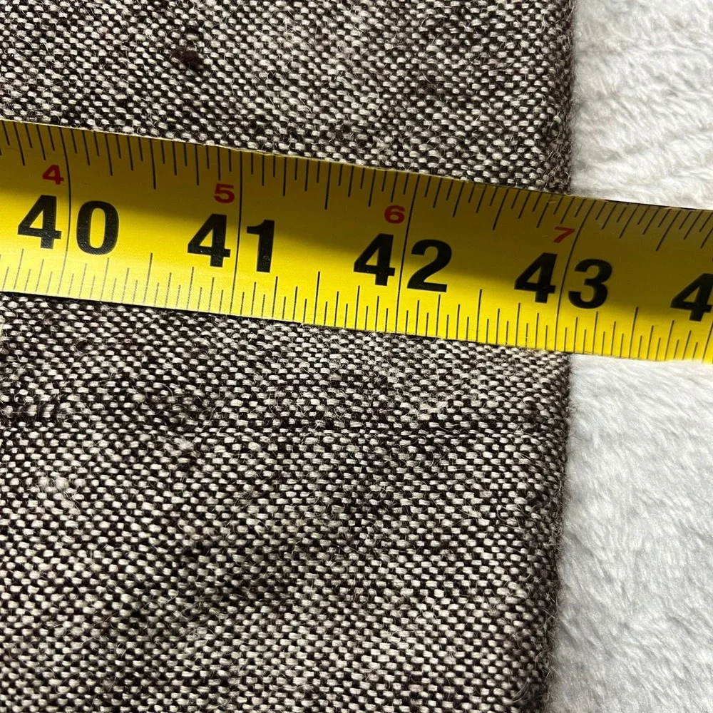 Afghan Patoo Blanket Shawl Grey Burgundy Woven Wool Blend Geometric Wrap